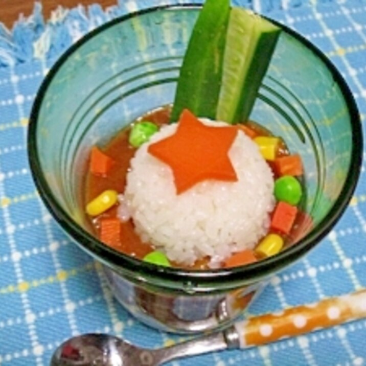 食は見た目から！？パフェカレー☆